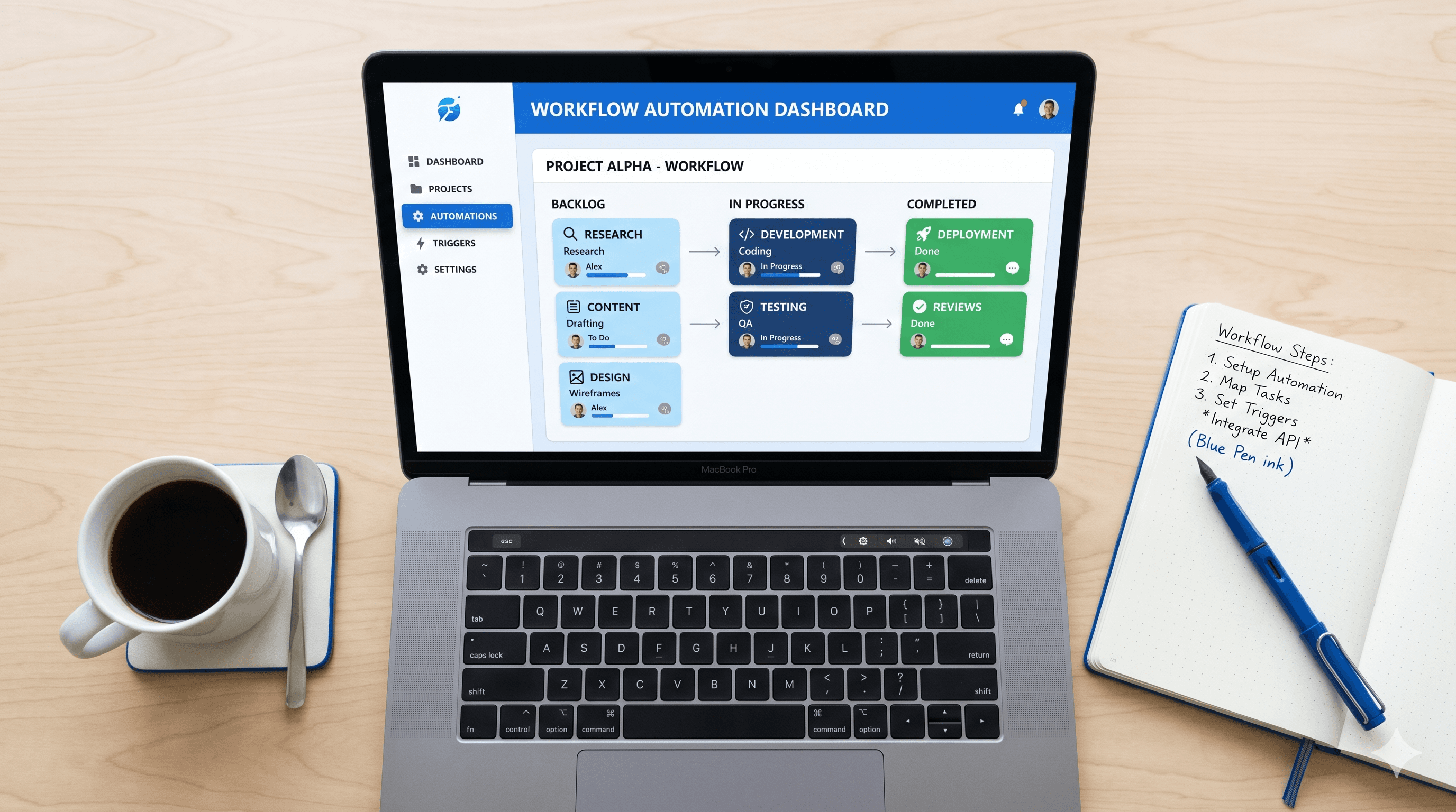 Arbeitsaufgaben-Automatisierung